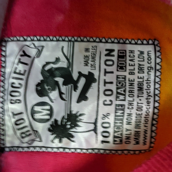 🌈M unisex, Riot Society, California rainbow t-shirt - Picture 3 of 4